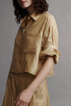 Next Ex Silk Shirt in Goldenrod