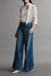 Dancing In The Dark Jean in Linen Cotton Denim Vintage Wash