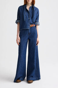 Tie One On Shirt in Denim Shirting Dark Stone