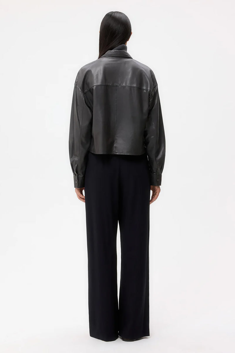 Little Big Joe Shirt in Paper Leather Urban Chic