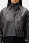 Little Big Joe Shirt in Paper Leather Urban Chic