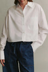 Little Big Joe Shirt in Cotton Shirting White