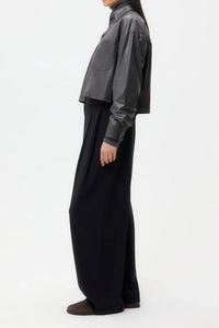 Little Big Joe Shirt in Paper Leather Urban Chic