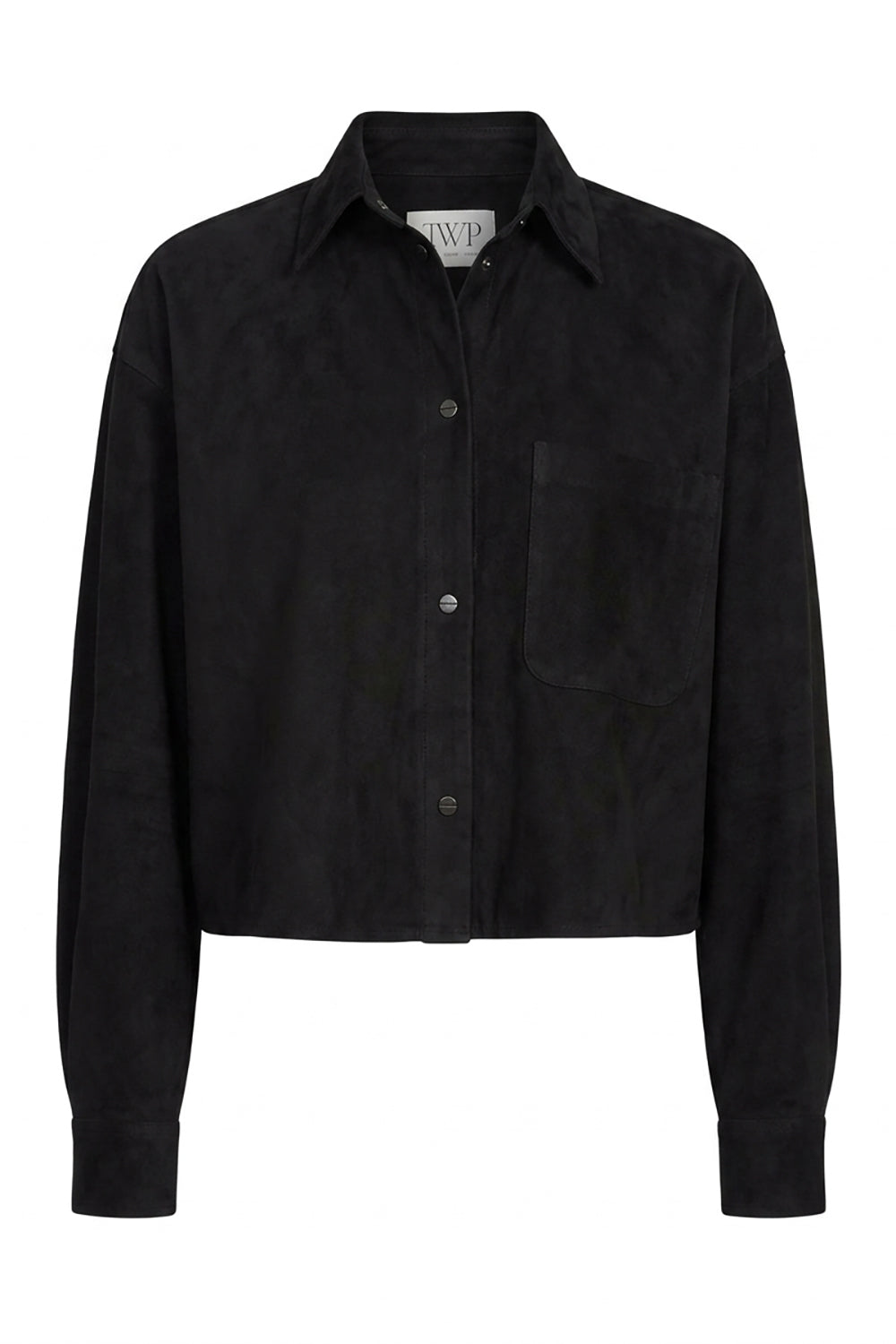 Little Big Joe Shirt in Featherweight Suede Black