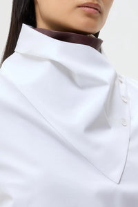 My Maria Top in Super Compact Poplin White