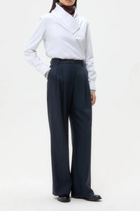 My Maria Top in Super Compact Poplin White