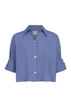 Next Ex Shirt in Cotton White Navy