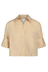 Next Ex Cotton Shirt in Ivory Yellow