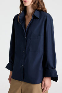 Next Morning Shirt in Cotton Midnight