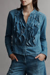 Patti Top in Denim Shirting Vintage Wash