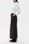 Taken Top in Super Compact Cotton White