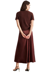 Bethany Skirt in Deep Redwood