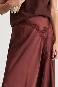 Bethany Skirt in Deep Redwood