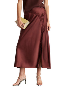 Bethany Skirt in Deep Redwood