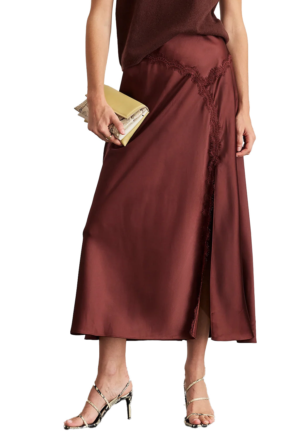 Bethany Skirt in Deep Redwood
