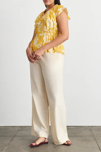 Ivana Top in Buttercup Multi