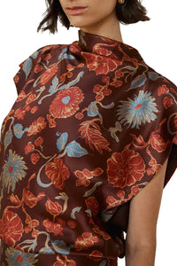 Adrien Top in Deep Redwood Multi