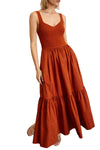 Josephina Dress in Brick