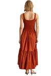 Josephina Dress in Brick