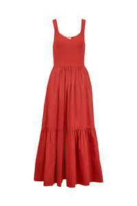Josephina Dress in Brick
