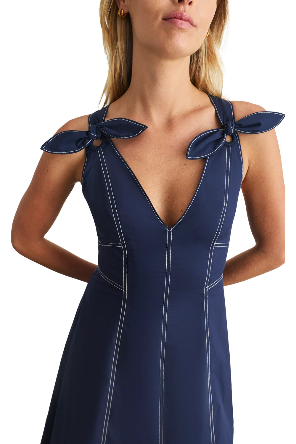 Caprice Dress in Maritime Blue