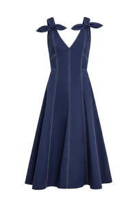 Caprice Dress in Maritime Blue