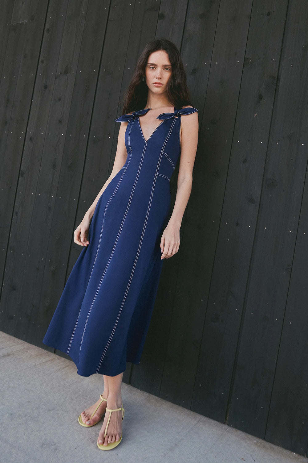 Caprice Dress in Maritime Blue