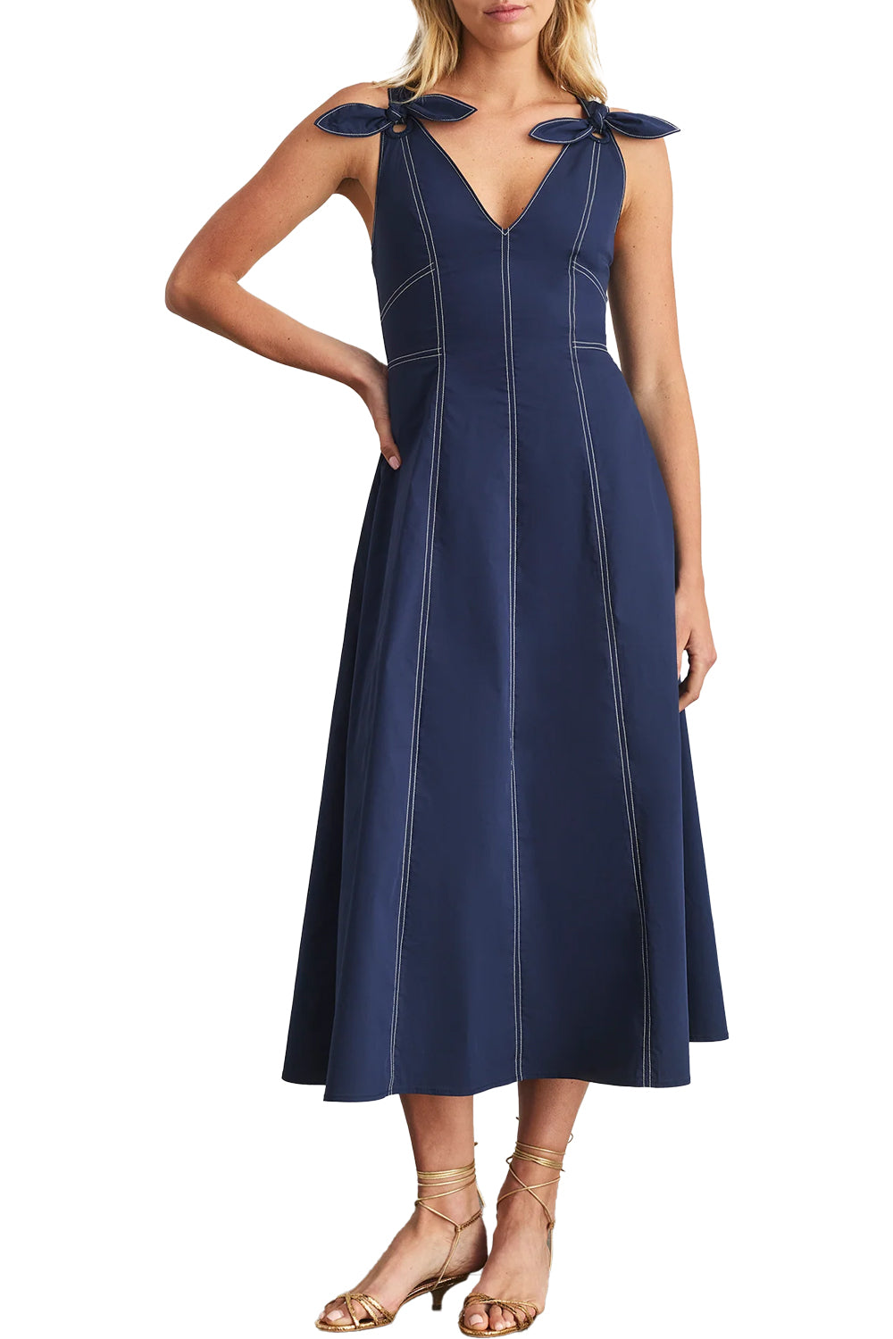 Caprice Dress in Maritime Blue