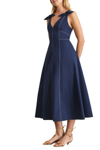 Caprice Dress in Maritime Blue