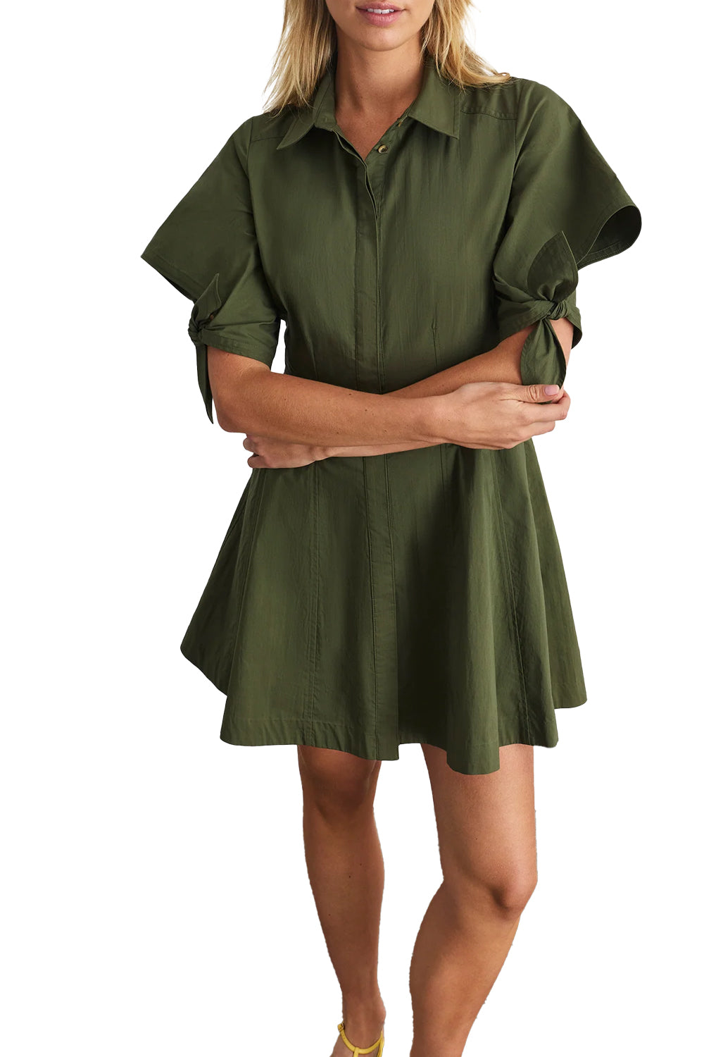 Corinna Dress in Army