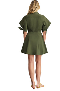 Corinna Dress in Army