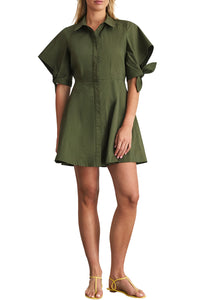 Corinna Dress in Army