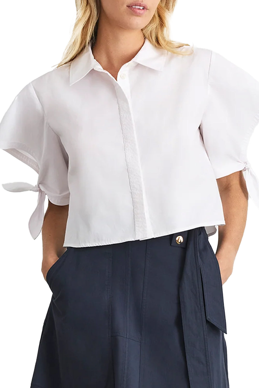 Corinna Top in Optic White