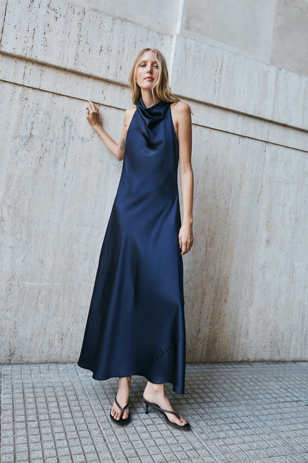 Celinda Dress in Anthracite