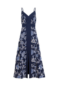Madden Dress in Maritime Blue Multi