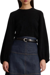 Marina Cashmere Sweater in Black