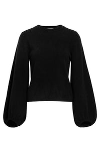 Marina Cashmere Sweater in Black