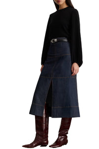 Marina Cashmere Sweater in Black
