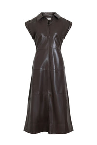 Shivi Dress in Dark Fig