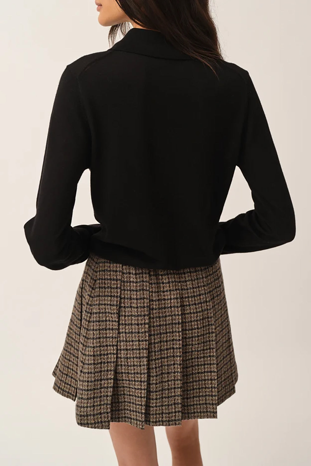 Bergen V Polo in Black