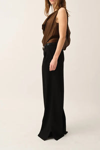 Gilian Drape Top in Espresso