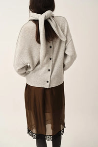 Volmer Scarf in Heather Grey Melange