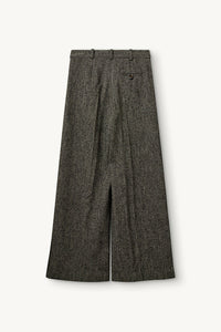 York Pants in Black Brown Herringbone