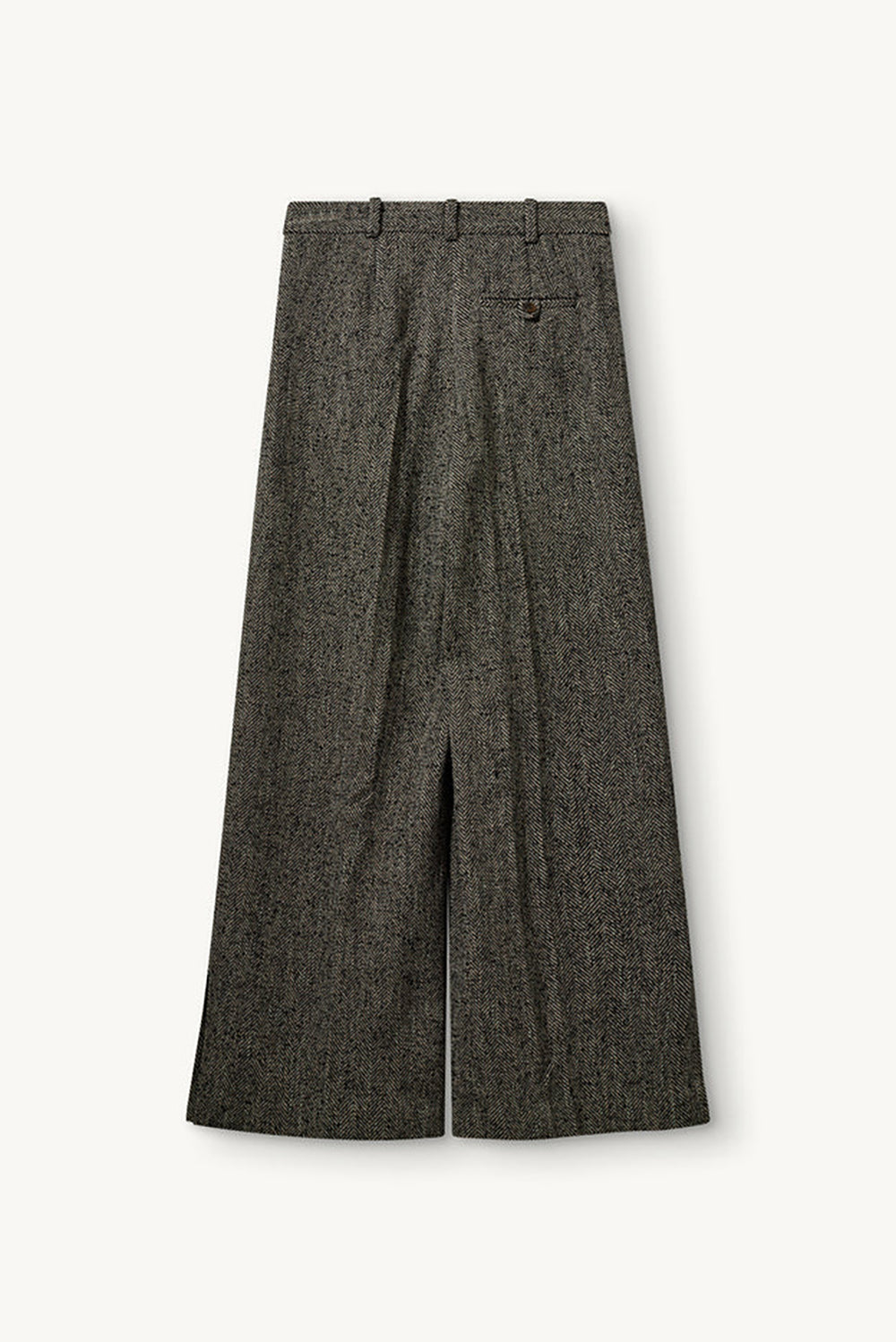 York Pants in Black Brown Herringbone