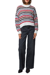 Theodora Sweater in Tundra Stripe