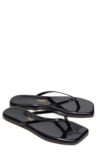 Square Toe Lily Sandals in Licorice