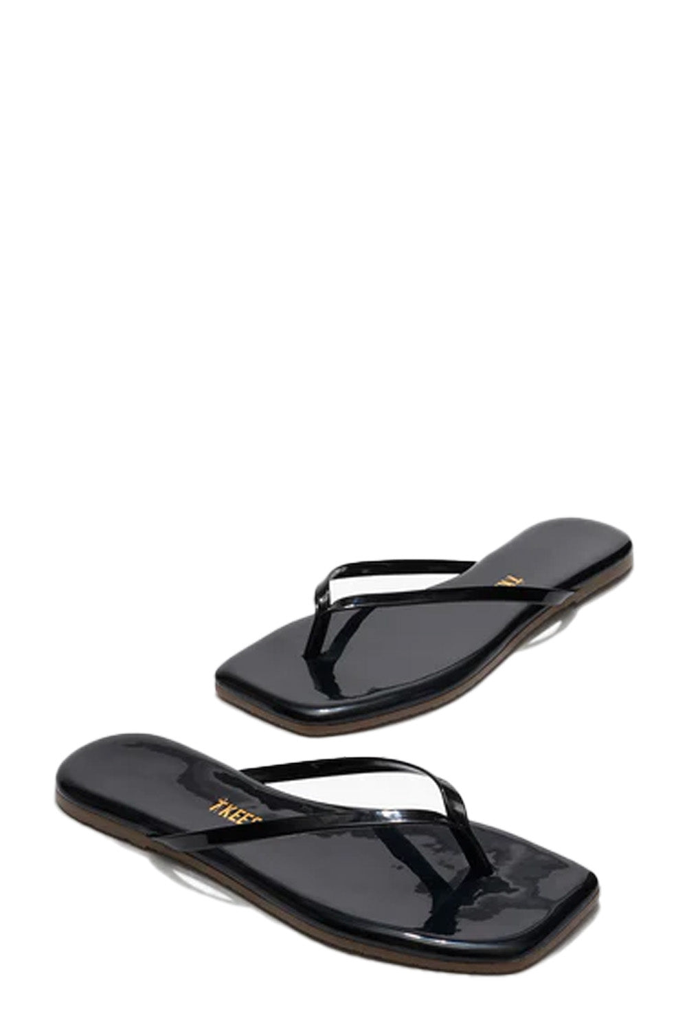 Square Toe Lily Sandals in Licorice