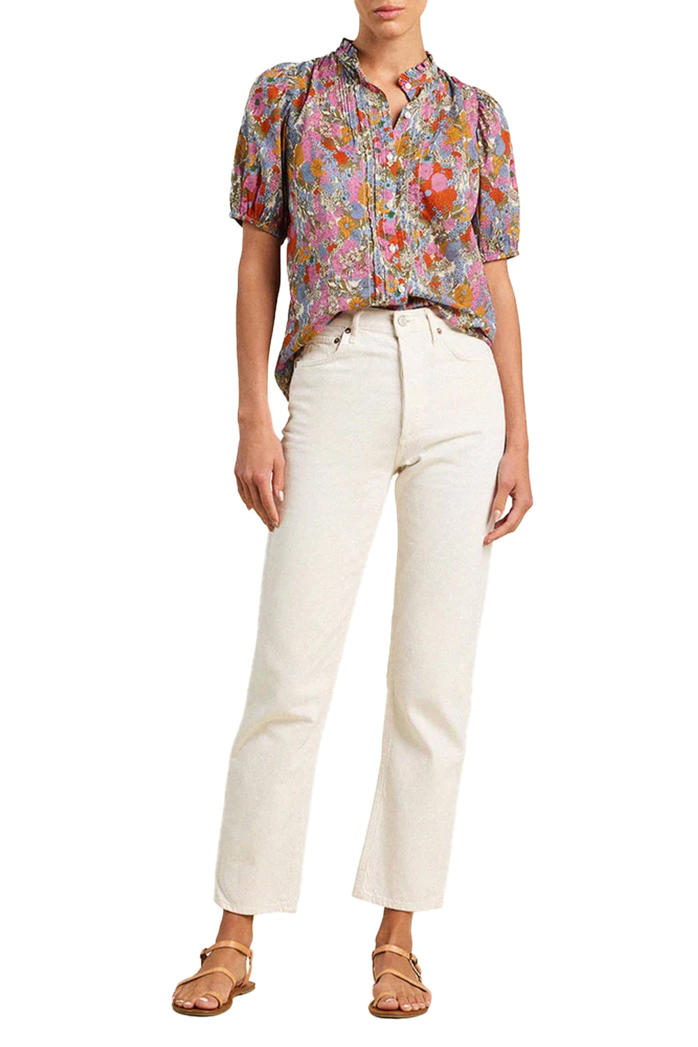 Mira Blouse in Delicate Tilia