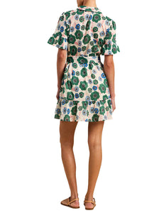 Martinique Dress in Greenhouse Bloom