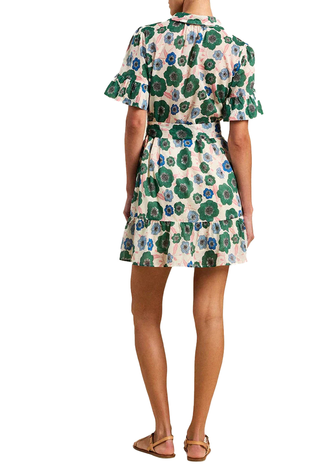 Martinique Dress in Greenhouse Bloom